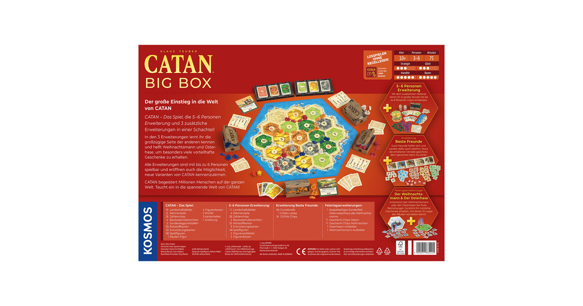 Catan - Big Box - Jeu de Société - L'Atelier des Jeux