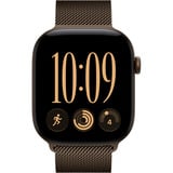 Apple Watch Series 12, Smartwatch bronze, Aluminium, 46 mm, Milanaise Armband Dunkelbronze S/M
