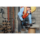 Bosch Professional Akku-Metallkreissäge GKM 18V-50 Professional solo, Handkreissäge blau/schwarz, ohne Akku und Ladegerät, in L-BOXX