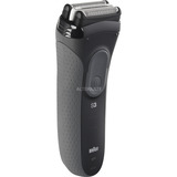 Braun Series 3+ 3000, Rasierer schwarz/grau