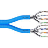 Digitus Professional Cat.6a U/FTP Verlegekabel Duplex, Cca blau, 500 Meter Trommel