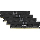 Kingston FURY DIMM 64 GB DDR5-6400 (4x 16 GB) Quad-Kit ECC, Arbeitsspeicher schwarz, KF564R32RBEK4-64, Renegade Pro, Registered, INTEL XMP, AMD EXPO