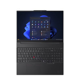 Lenovo ThinkPad E16 G4 AMD (21Y40046GE), Notebook schwarz, AMD Ryzen AI 7 345, AMD Radeon 820M, 16 GB DDR5, 512 GB (512 GB SSD), Windows 11 Pro