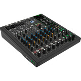 MACKIE ProFX10v3+, Mischpult schwarz, professioneller 10-Kanal Mixer Enhanced FX