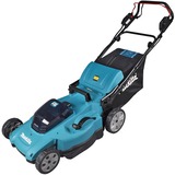 Makita Akku-Rasenmäher DLM539PT2, 36Volt (2x18Volt) blau/schwarz, 2x Li-Ionen Akku 5,0Ah, mit Radantrieb