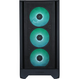 Silentware Flow 110 A-RGB , Tower-Gehäuse schwarz, Tempered Glass