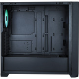 Silentware Flow 110 A-RGB , Tower-Gehäuse schwarz, Tempered Glass