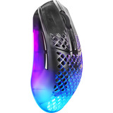 SteelSeries Aerox 3 Wireless Gen 2 Shadow, Gaming-Maus schwarz/transparent