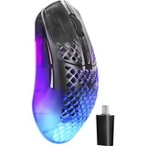 SteelSeries Aerox 3 Wireless Gen 2 Shadow, Gaming-Maus schwarz/transparent