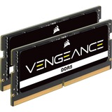 Corsair SO-DIMM 64 GB DDR5-4800 (2x 32 GB) Dual-Kit, Arbeitsspeicher schwarz, CMSX64GX5M2A4800C40, Vengeance