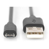Digitus USB 2.0 Anschlusskabel USB-A (Stecker) > Micro-USB (Stecker) schwarz, 1,8 Meter