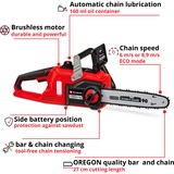 EINHELL Power X-Change Akku-Kettensäge FORTEXXA 18/30, 18Volt rot/schwarz, ohne Akku und Ladegerät