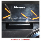 Hisense WD3S8043BB3  , Waschtrockner schwarz, Connect-Life