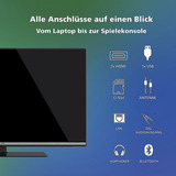 JVC LT-32VQF555D, QLED-Fernseher 80 cm (32 Zoll), schwarz, FullHD, Tripple Tuner, VIDAA-Betriebssystem