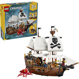 31387 Creator 3-in-1 Legendäres Piratenschiff, Konstruktionsspielzeug