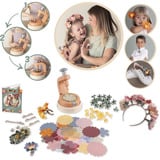 Smoby Crea Flower Schmuck-Bastelset, Basteln 
