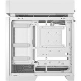 DeepCool CL6600 WH, Tower-Gehäuse weiß/holz, Tempered Glass