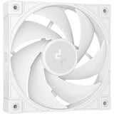 DeepCool CL6600 WH, Tower-Gehäuse weiß/holz, Tempered Glass