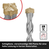 EINHELL Hammerbohrer-Satz SDS-plus, Ø 6-14 mm 7-teilig, 160 mm