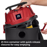 EINHELL TC-VC 2555, Nass-/Trockensauger schwarz/rot