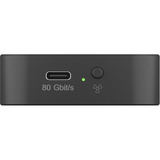ICY BOX IB-1980M-80G M.2 NVMe SSD Gehäuse, Laufwerksgehäuse schwarz, mit integriertem Lüfter