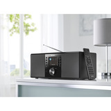 Karcher DAB 5000+, Radio schwarz, UKW, DAB+, Wecker, Dual-Alarm