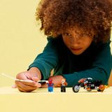 LEGO 76335 Marvel Super Heroes Spider-Man vs. Ghost Rider auf seinem Motorrad, Konstruktionsspielzeug 