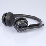 Lindy L118 Kabelloses Büro-Headset mit Ladestation (20450) schwarz, Bluetooth