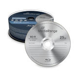 MediaRange BD-R 25 GB, Blu-ray-Rohlinge 6-fach, 25 Stück