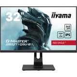 iiyama G-Master GB3271QSU-B1, Gaming-Monitor 80 cm (32 Zoll), schwarz, WQHD, IPS, AMD Free-Sync, 165Hz Panel