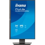iiyama ProLite XB2495WSU-B1, LED-Monitor 61.1 cm (24.1 Zoll), schwarz (matt), WUXGA, IPS, HDMI, DP, USB-Hub, ergonomischer Standfuß, 100Hz Panel