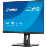 iiyama ProLite XB2495WSU-B1, LED-Monitor 61.1 cm (24.1 Zoll), schwarz (matt), WUXGA, IPS, HDMI, DP, USB-Hub, ergonomischer Standfuß, 100Hz Panel