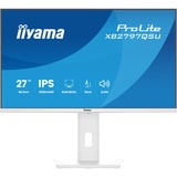 iiyama ProLite XB2797QSU-W1, LED-Monitor 68.5 cm (27 Zoll), weiß (matt), QHD, IPS, HDMI, DP, USB-Hub, Ergonomischer Standfuß