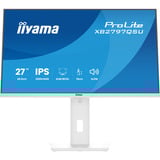 iiyama ProLite XB2797QSU-W1, LED-Monitor 68.5 cm (27 Zoll), weiß (matt), QHD, IPS, HDMI, DP, USB-Hub, Ergonomischer Standfuß
