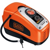 BLACK+DECKER Kompressor ASI300, 11bar, Luftpumpe orange/schwarz, 12 Volt Zigarettenzünder-Anschluss