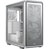 Cooler Master MasterFrame 600 Mesh ARGB , Tower-Gehäuse silber, Tempered Glass