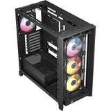 Corsair FRAME 4000D LCD RS ARGB, Tower-Gehäuse schwarz, Tempered Glass, Touchscreen