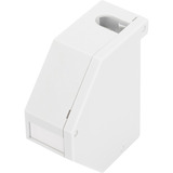 Digitus Keystone-Gehäuse für Hutschienen Montage, IP20 weiß, für 1x Keystone Modul