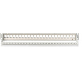 Digitus Modulares Patch Panel, 24-Port, blank, Rack Mount, Patchpanel grau, 1 HE, für Keystone-Module