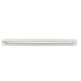 Digitus Modulares Patchpanel, 24-Port, unbestückt, Rack Mount grau, 1 HE, für Keystone-Module