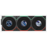 Lian Li UNI FAN TL LCD FLEX 120 Wireless, Gehäuselüfter schwarz, Reverse, 3er Pack mit LCD-Flex-Empfänger, 124 mm