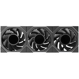 Lian Li UNI FAN TL LCD FLEX 120 Wireless, Gehäuselüfter schwarz, Reverse, 3er Pack mit LCD-Flex-Empfänger, 124 mm