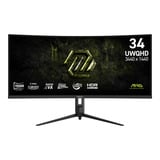 MSI MAG 342CQRFDE E20, Gaming-Monitor 86.4 cm (34 Zoll), schwarz, UWQHD, Curved, HDMI, DP, FreeSync-Premium, 200Hz Panel
