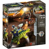 PLAYMOBIL 70626 Dino Rise Saichania: Abwehr des Kampfläufers, Konstruktionsspielzeug 