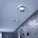 Philips HUE White Ambiance Adore Bathroom Einbau- und Einlege-Downlight, LED-Leuchte silber