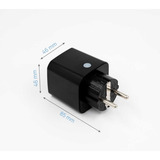 Shelly Plug M Gen3, Notebook schwarz