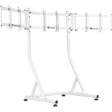 Thermaltake Triple Monitor Stand Snow, für Racing Simulator Cockpit GR500, Monitorhalterung weiß, für Monitore 32" - 55"