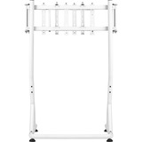 Thermaltake Triple Monitor Stand Snow, für Racing Simulator Cockpit GR500, Monitorhalterung weiß, für Monitore 32" - 55"