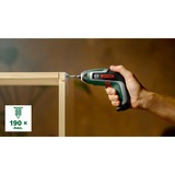 Bosch Akkuschrauber IXO 7 Flexi-Set 3,6Volt grün/schwarz, Li-Ionen Akku 2,0Ah, flexible Verlängerung 30cm