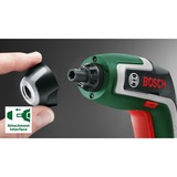 Bosch Akkuschrauber IXO 7 Flexi-Set 3,6Volt grün/schwarz, Li-Ionen Akku 2,0Ah, flexible Verlängerung 30cm
